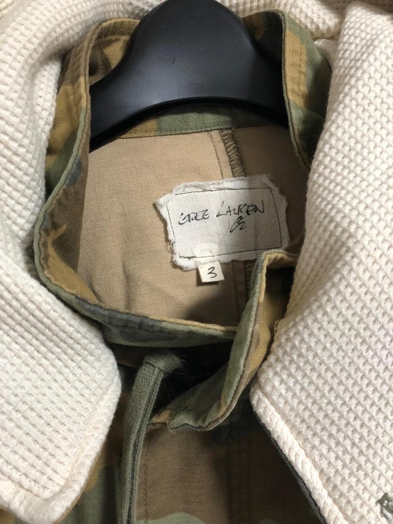 激レア GREG LAUREN CAMO FISHTAIL 迷彩 ジャケット
