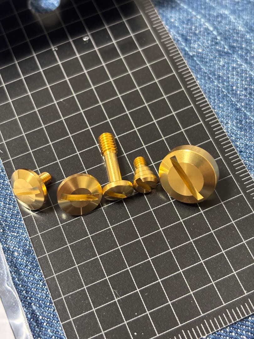 (新品)カーディナル3 ゴールドステンスクリュー5点セット#2