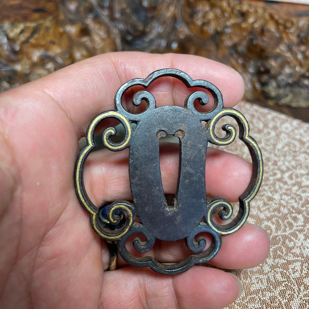 鍔 日本刀 刀装具 鐔 骨董 古美術