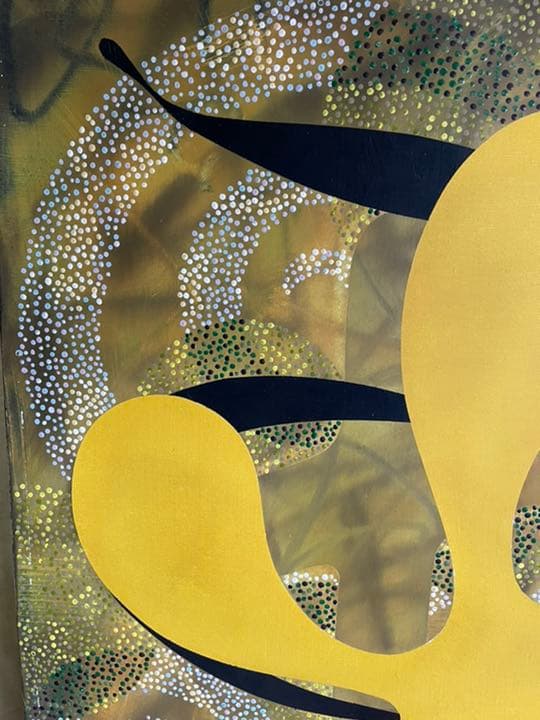 油絵　現代アート　クープランの墓　作者　あんどうまさひろ　油彩画