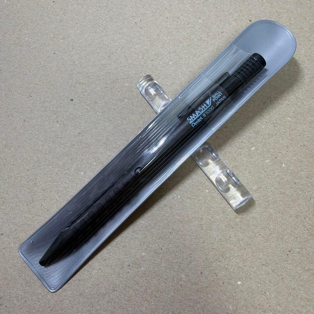 新品 廃盤 ぺんてる SMASH スマッシュ ボールペン B1000 ブラック
