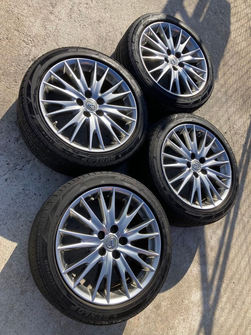 ぴかりんレクサス　10系　GS450h 純正18インチアルミホイル