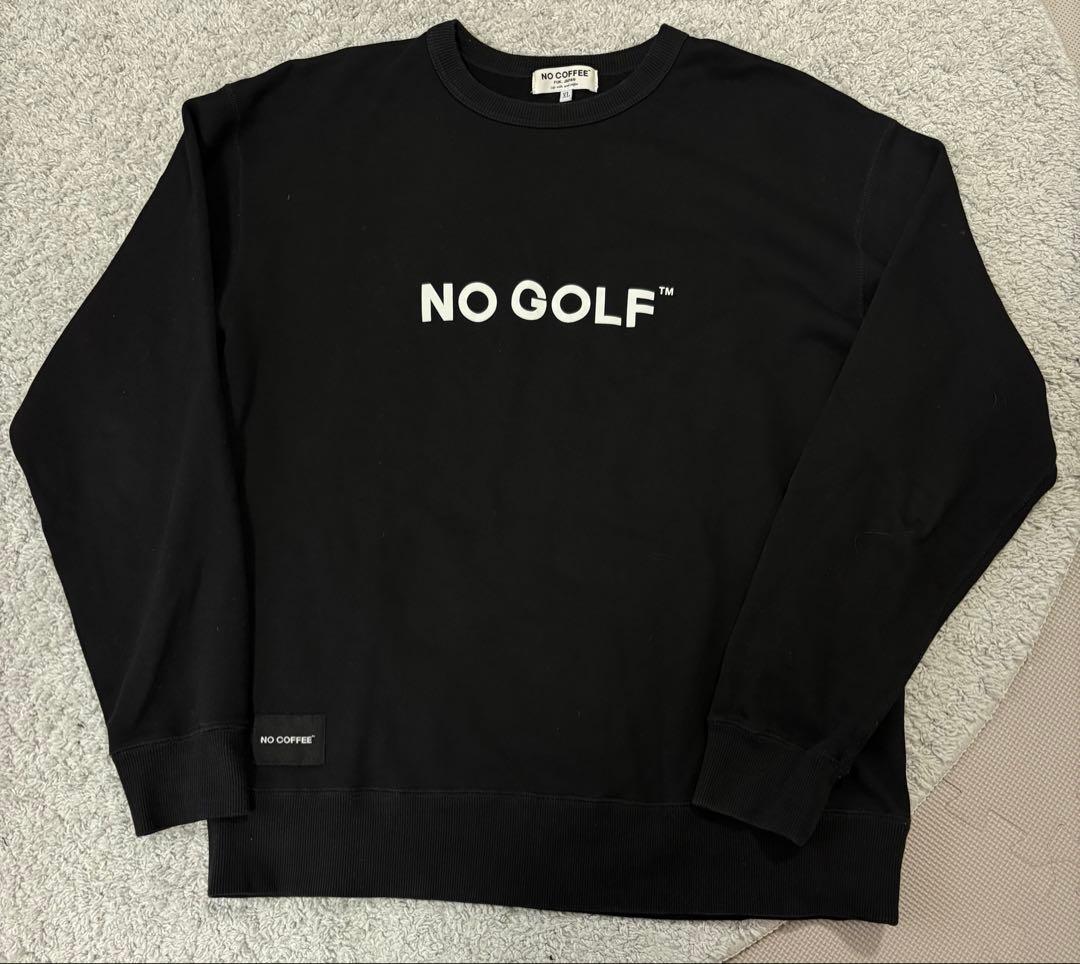 NO COFFEE クラブハウスno golf スウェットシャツ ゴルフウェア