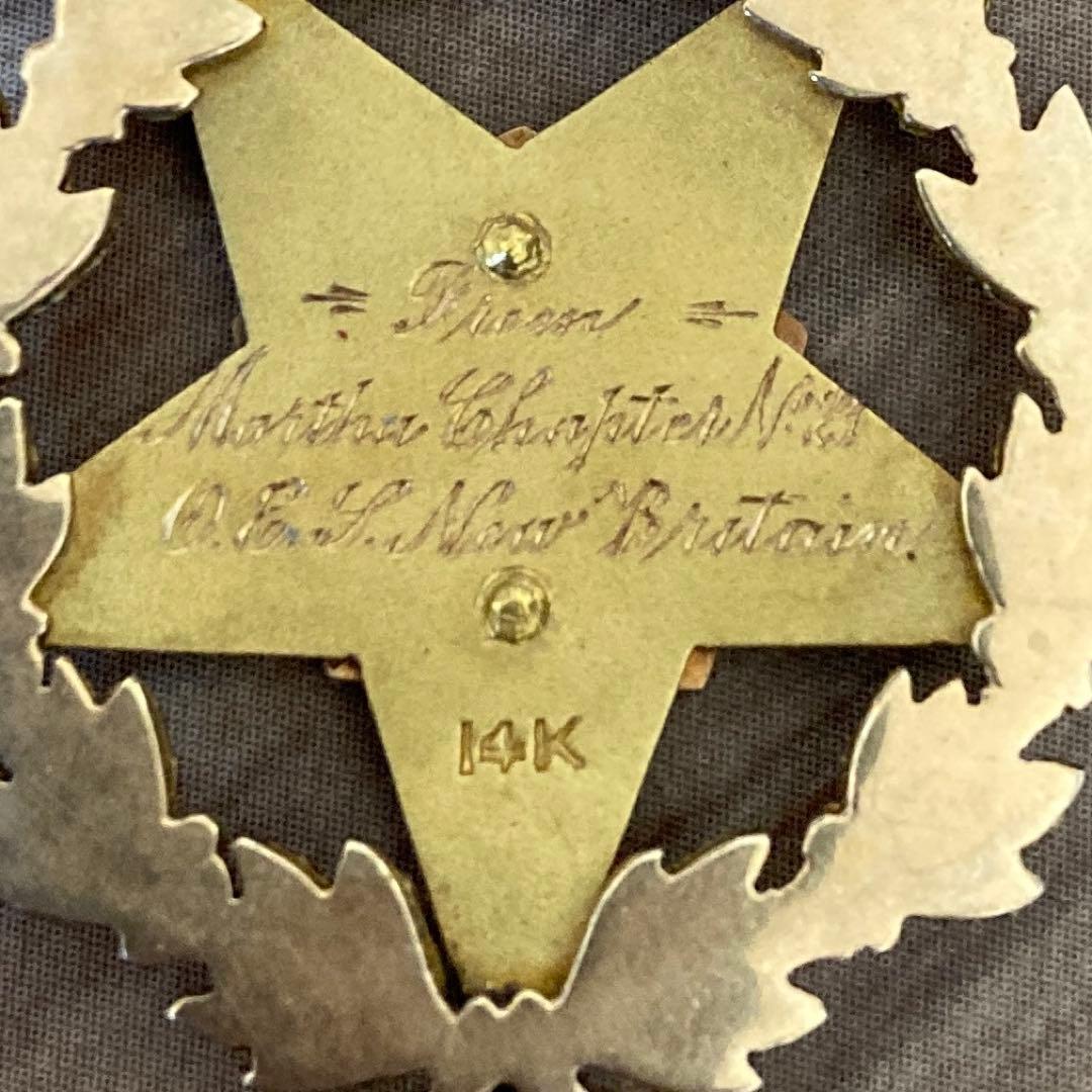 アンティーク　ブローチ　14k 海外雑貨
