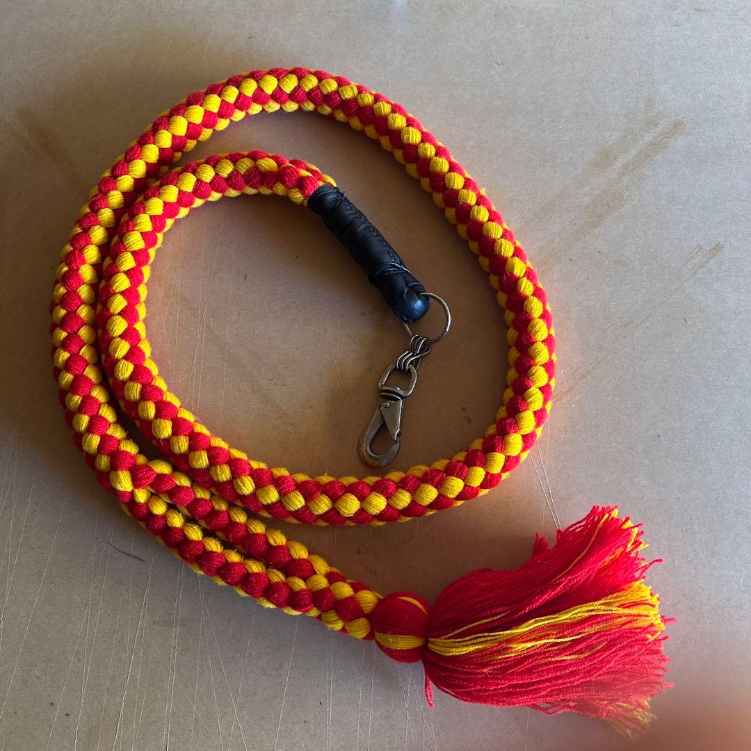 土佐犬　土佐闘犬　超大型犬　引き綱　赤/黄