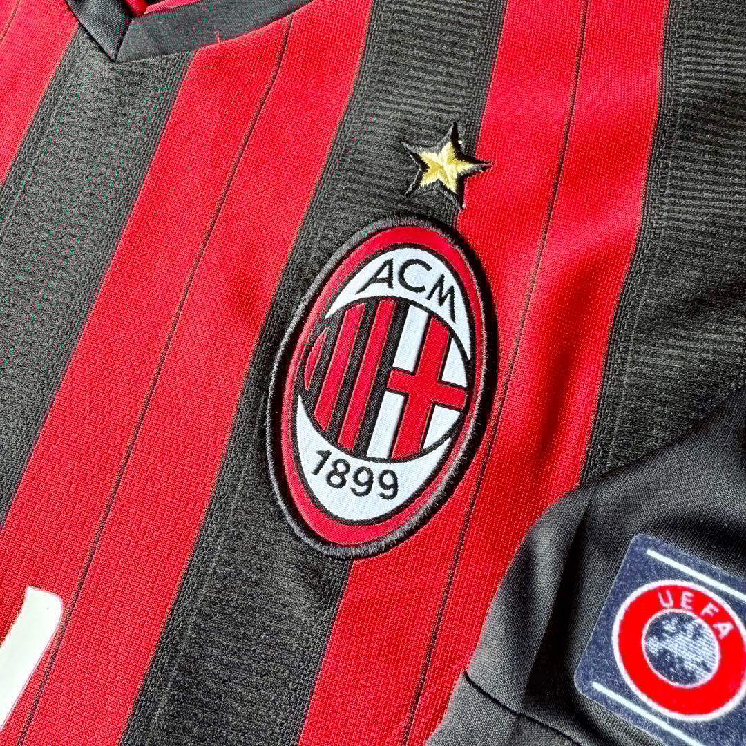 【長袖×フルパッチ仕様】マリオ・バロテッリ ＃４５ ACミラン １３／１４（H）