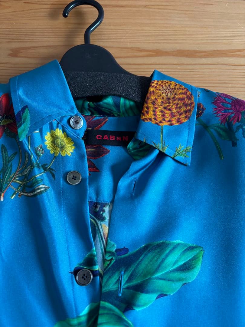 お値下げ トゥモローランド CABaN シルクツイル IBIZAプリントシャツ