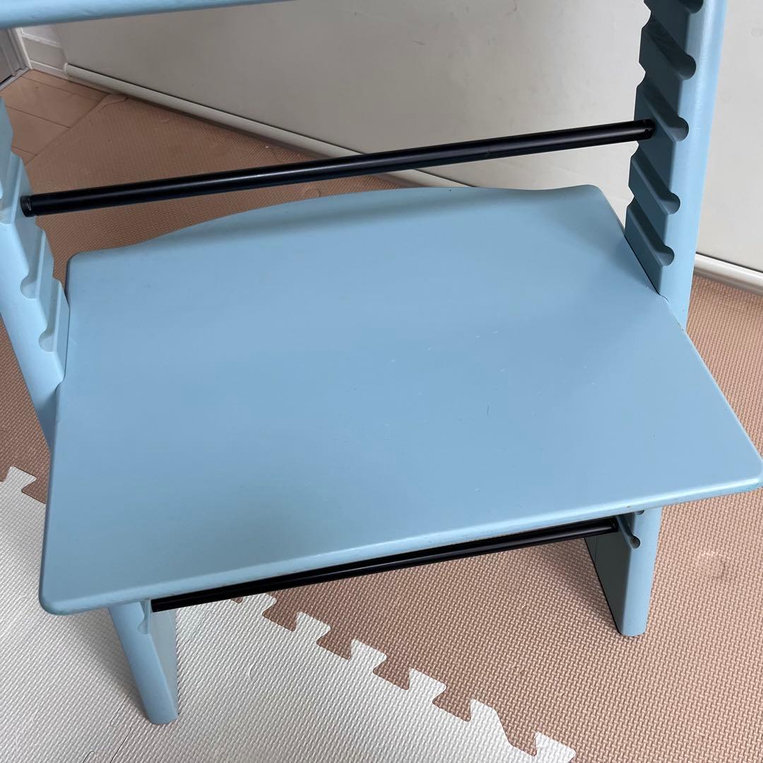 シリアルNo6　ストッケ トリップトラップ ハイチェア アクアブルー