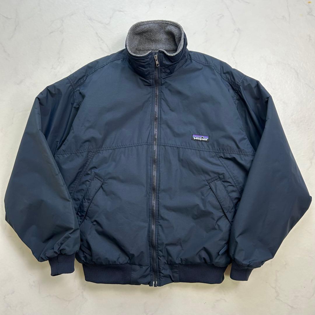 【00s】パタゴニア シェルドシンチラ ネイビー×グレー S