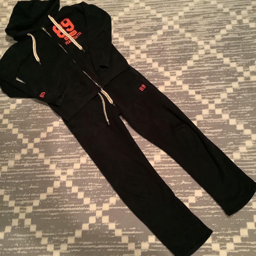 89 フルジッパースウェットセットアップ