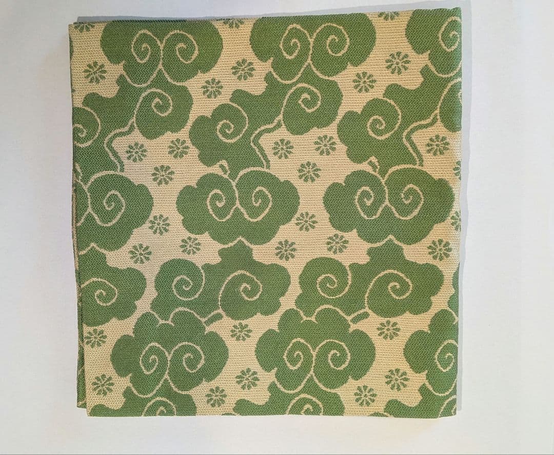 袋師土田友湖帛紗　千家十職　即中斎好　雲紹巴『香雲服紗』　表千家不審菴出袱紗