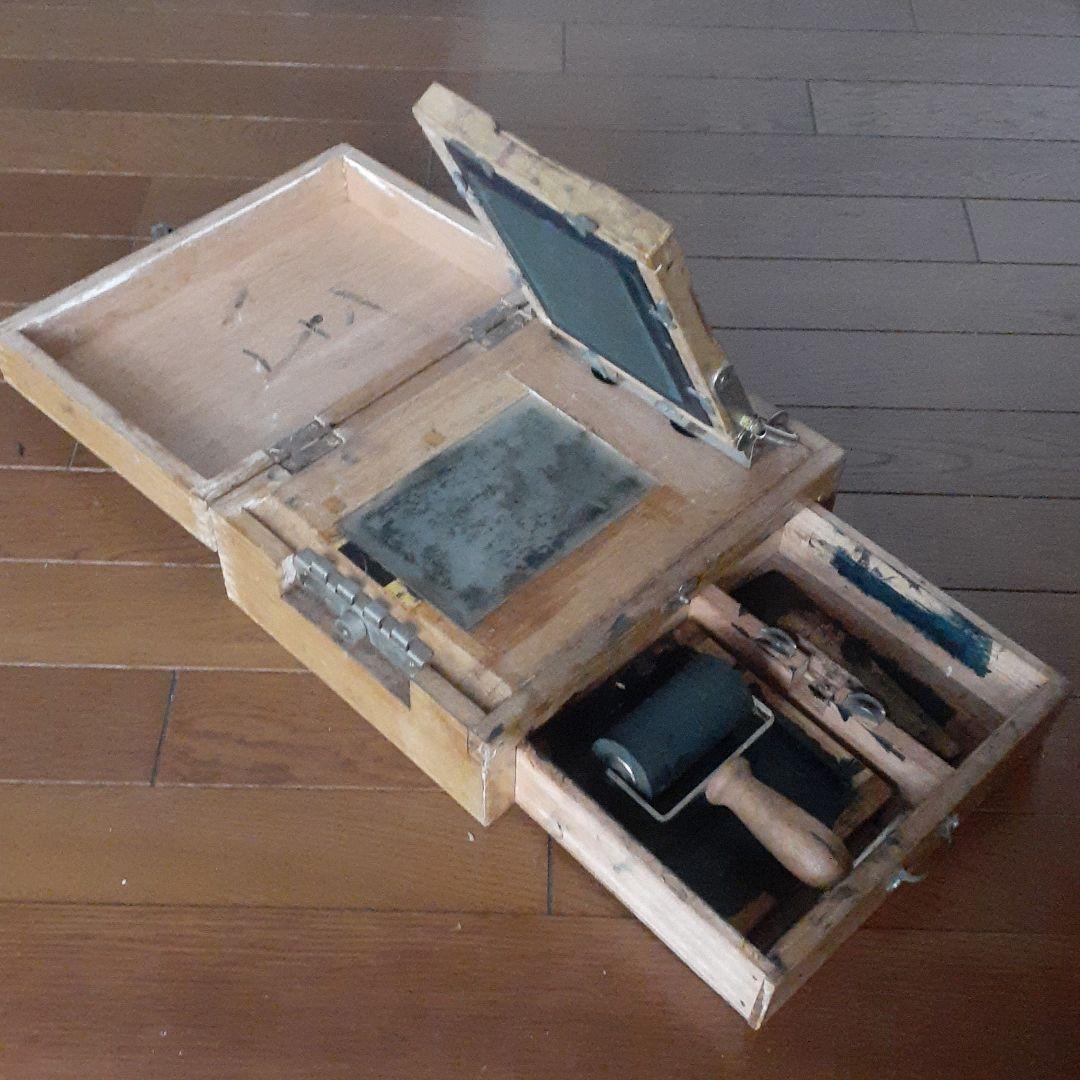 昭和レトロのハガキ印刷機