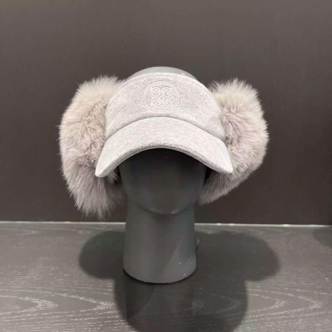 【即日発送】ジーフォア　レディース　ゴルフ　サンバイザー耳あて