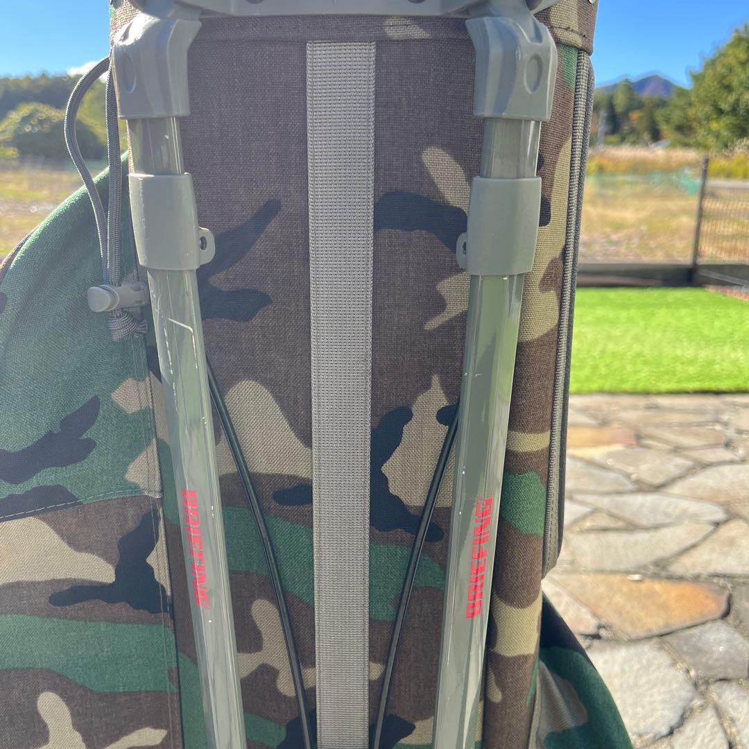 BRIEFING 迷彩キャディバッグCR-4 9.5型　ウッドランドカモ