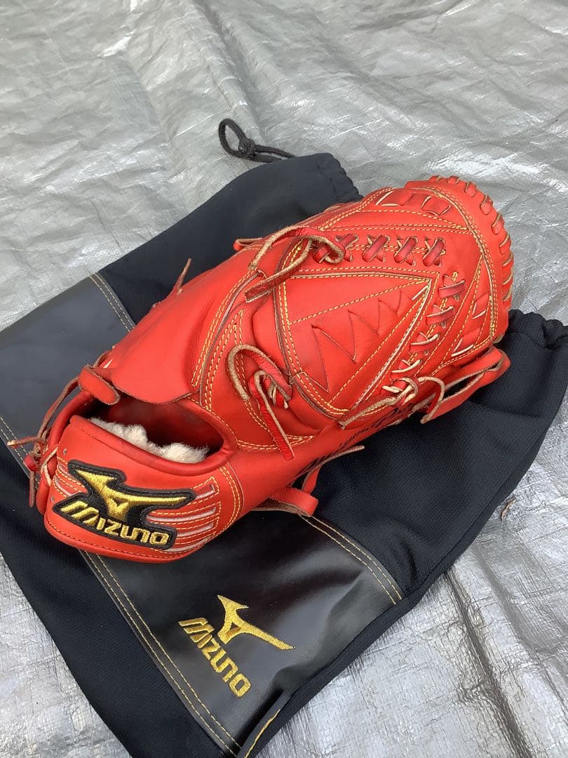 激レア 限定商品 特別仕様 ミズノプロオーダー 硬式グローブ 収納袋付き