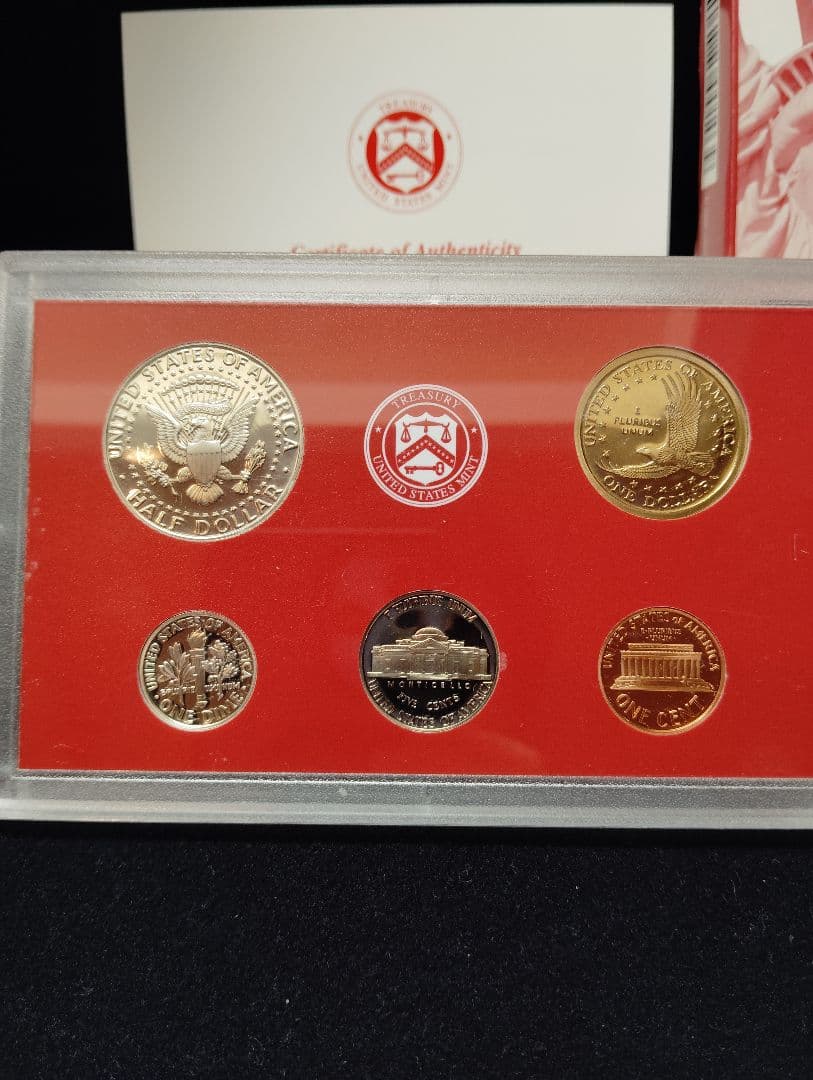 2001年 アメリカ 50州記念銀貨 シルバープルーフセット