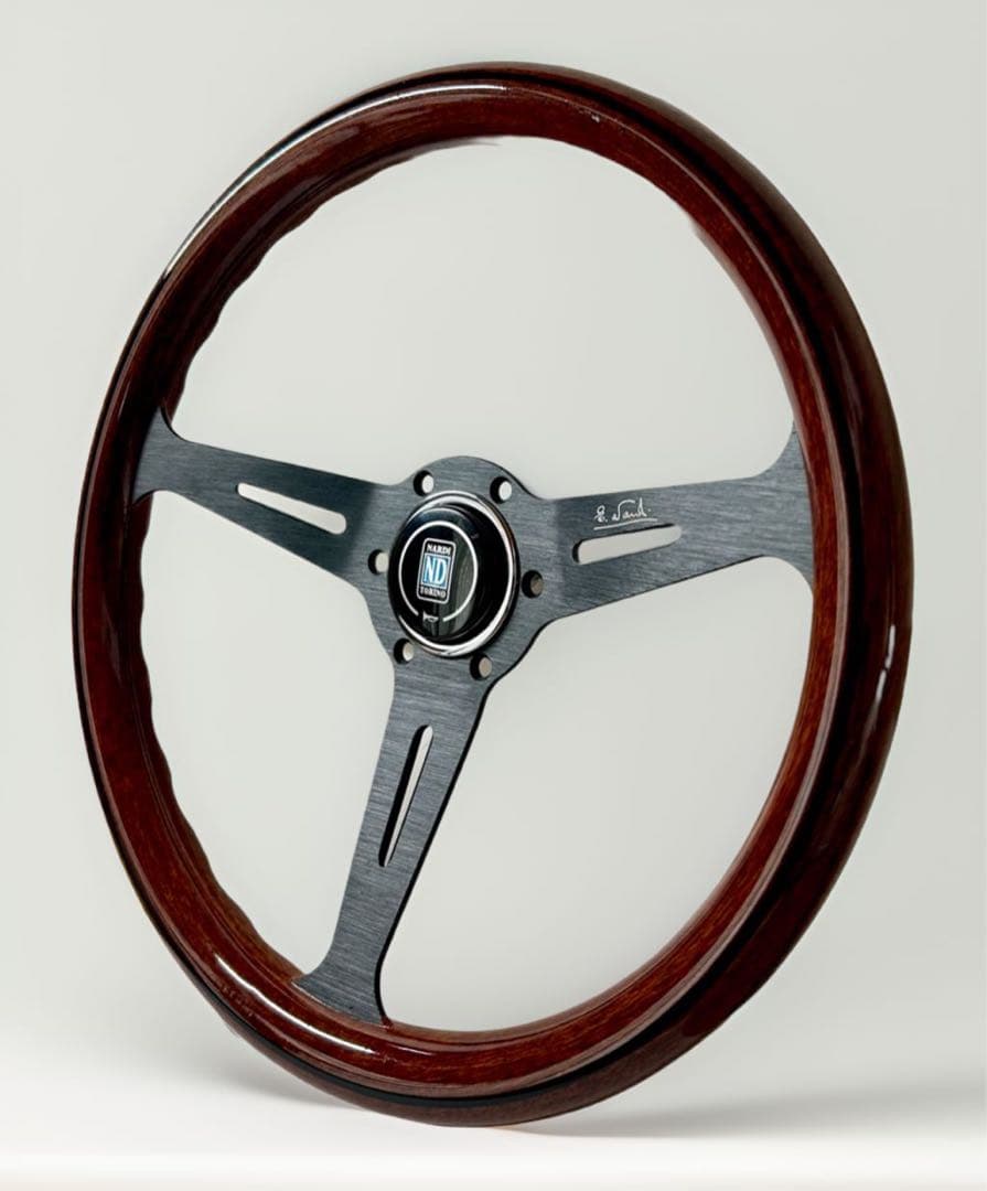 NARDI ステアリング クラシック ウッド&ブラックスポーク14インチ 社外