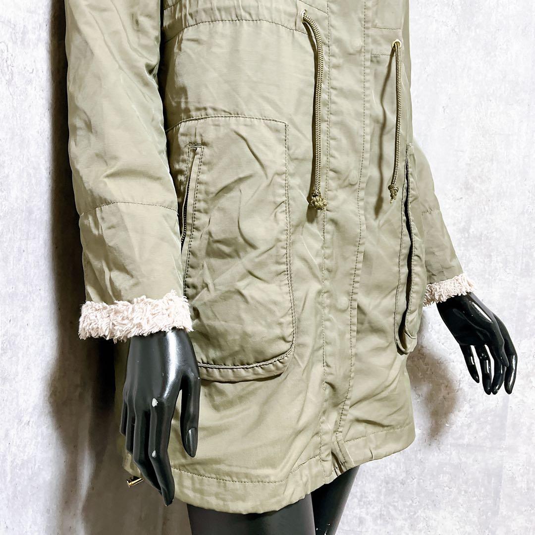 [Spick and Span] モッズコート ミリタリー ライナー付き 裏起毛