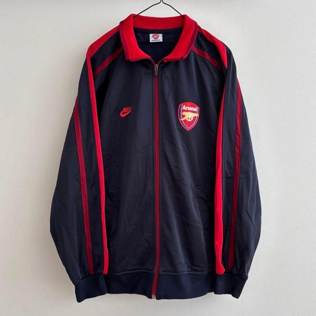 アーセナル　ジャージ　ジャケット　サッカー　ユニフォーム　シャツ　古着