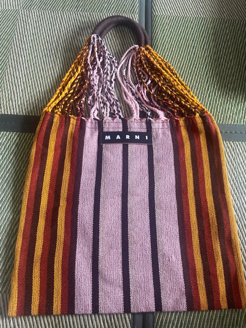 【美品】MARNI(マルニ) Flower cafe ハンモックバッグ