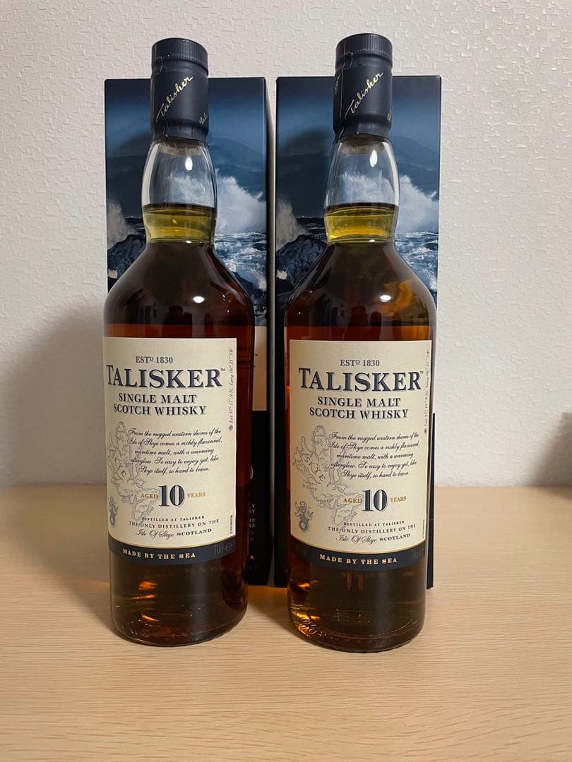 タリスカー10年　旧ラベル 700ml 2本セット