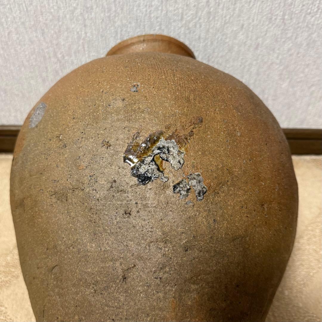 古丹波 壺 室町時代 自然釉 窯印 古備前 古信楽 古常滑 古越前 古美術 骨董