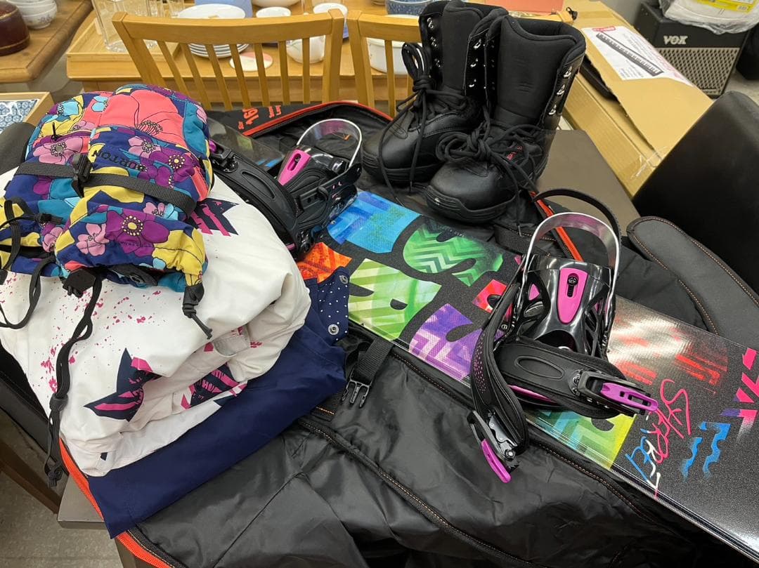 スノボセット☆sherbet143　CSBウェア　x-nix　BURTON