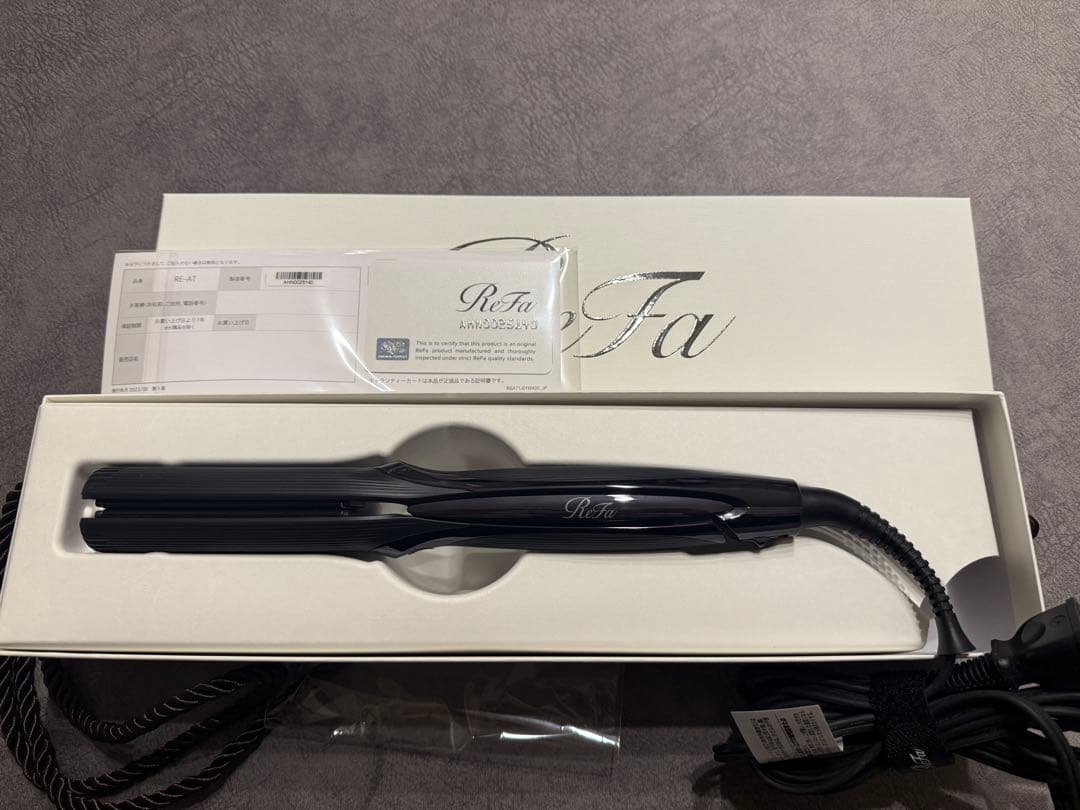 【ReFa】ストレートアイロン プロ ブラック