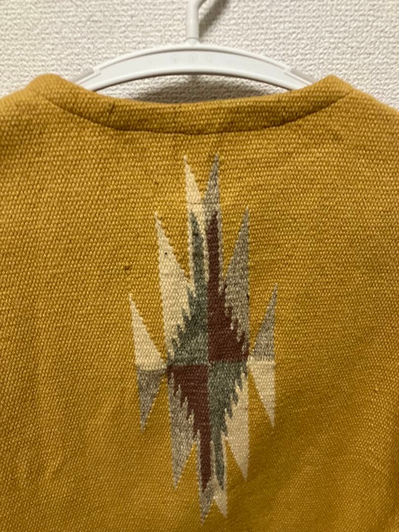 ORTEGA'S チマヨ 手織りウールベスト Mサイズ