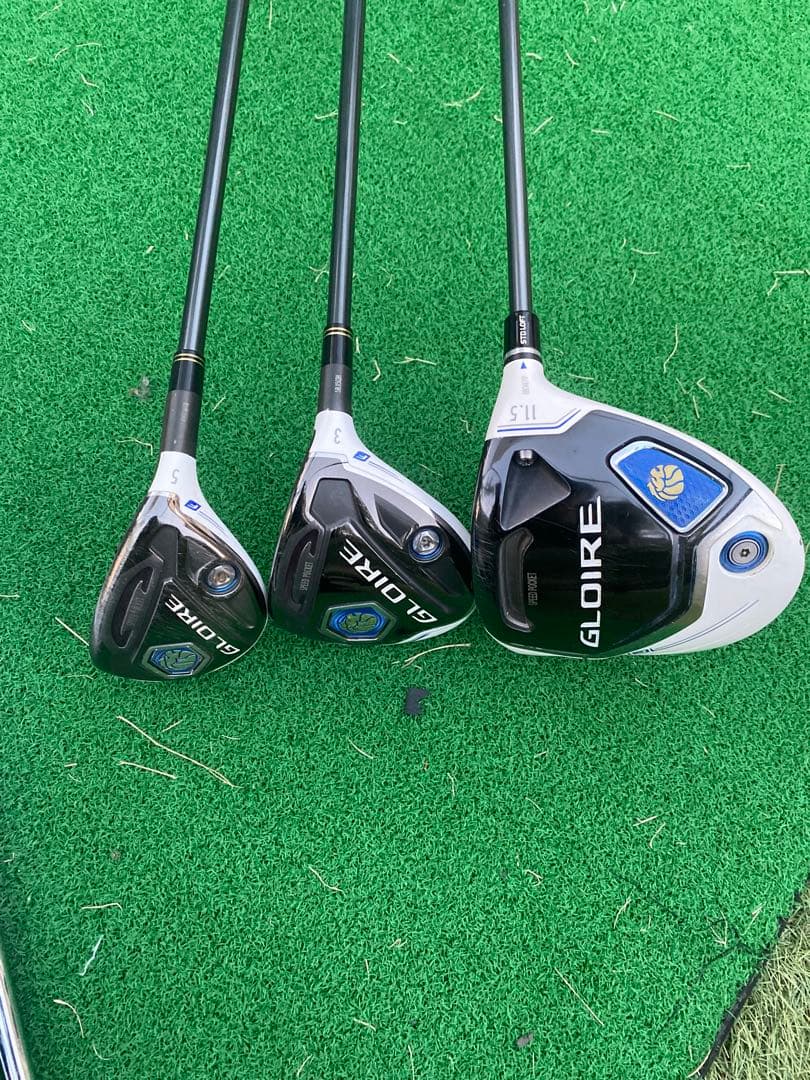 【豪華セット】テーラーメイド グローレF等他　クラブフルセット キャディバッグ付