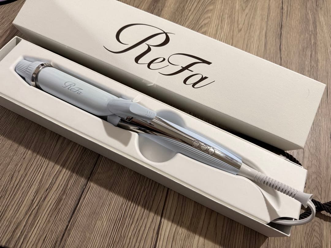【新品未使用】ReFa カールヘアアイロン ホワイト 箱付き 保証書付き
