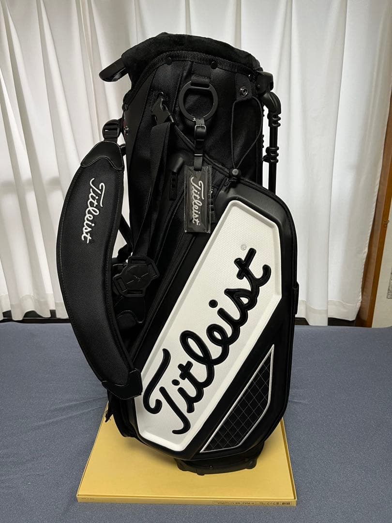 Titleist キャディバッグ スタンド付ブラック/ホワイトTB20SXSF
