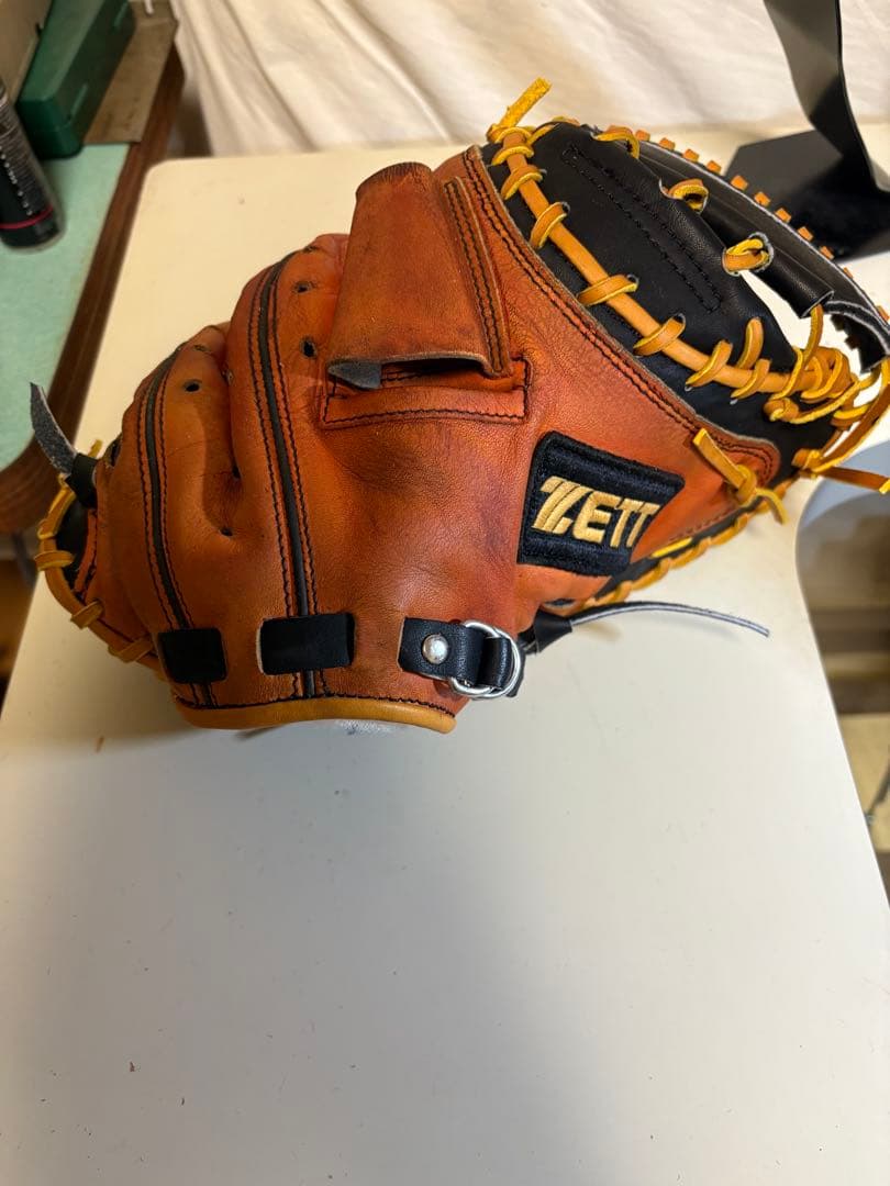 ZETTプロステータス軟式キャッチャーミット　リペア品