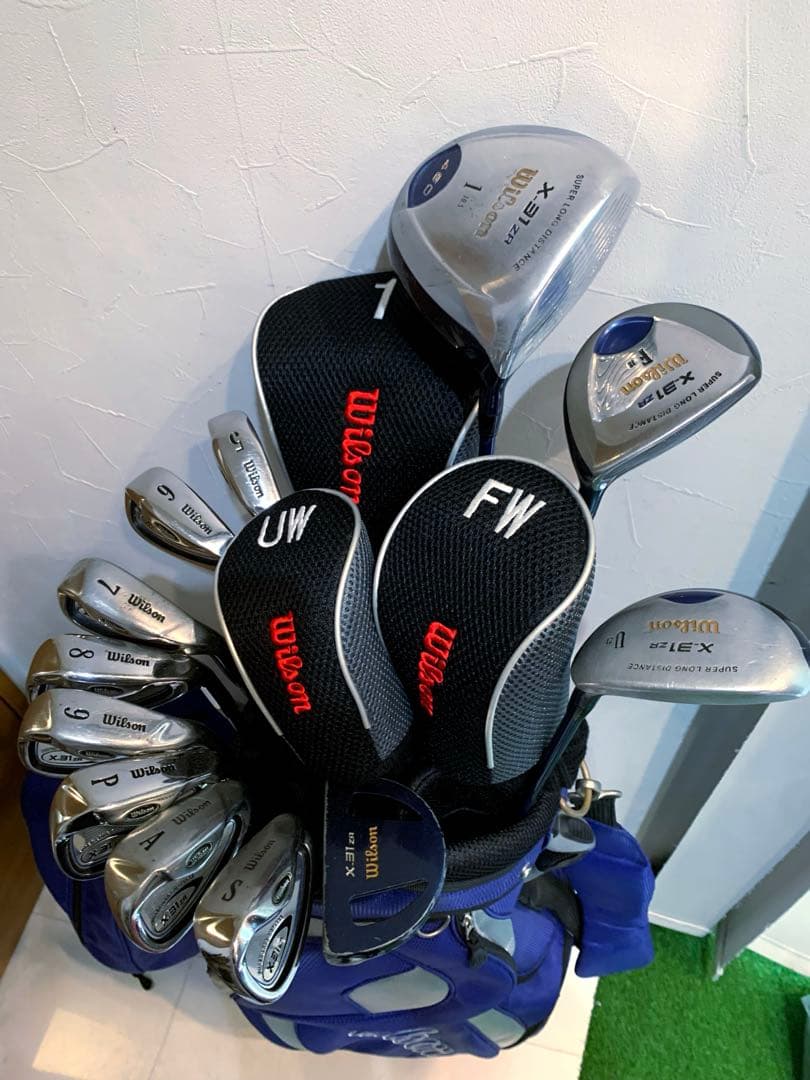 良品　ウィルソン　ゴルフクラブ　本格フルセット　優しい