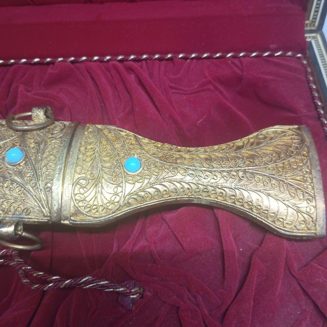 アラブの短剣　ハンジャル　オマーンの伝統工芸品　アンティーク