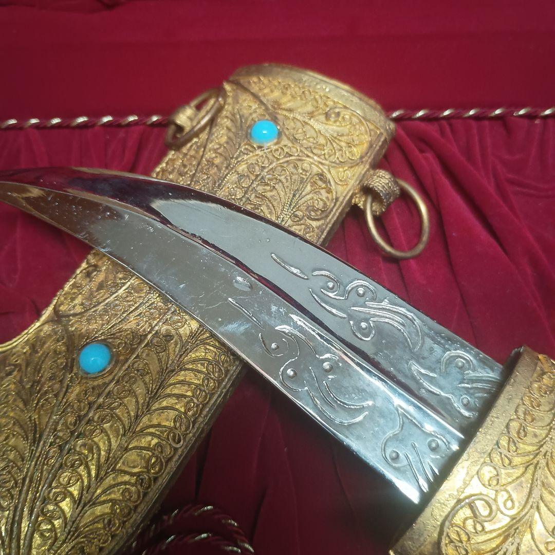 アラブの短剣　ハンジャル　オマーンの伝統工芸品　アンティーク
