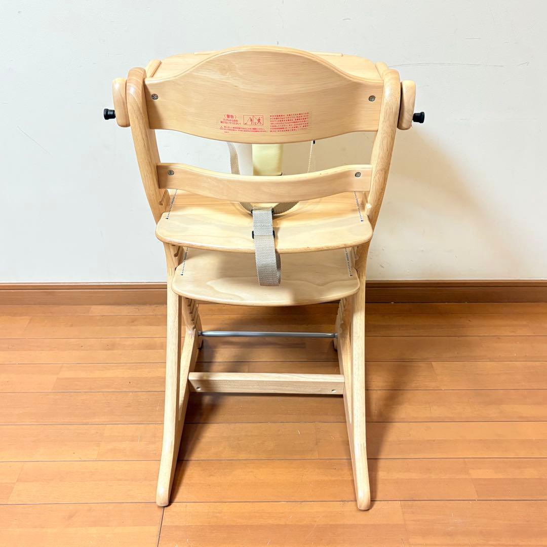 【美品・別売りベルト付属】大和屋 すくすくチェアスリムプラス テーブル•ガード付