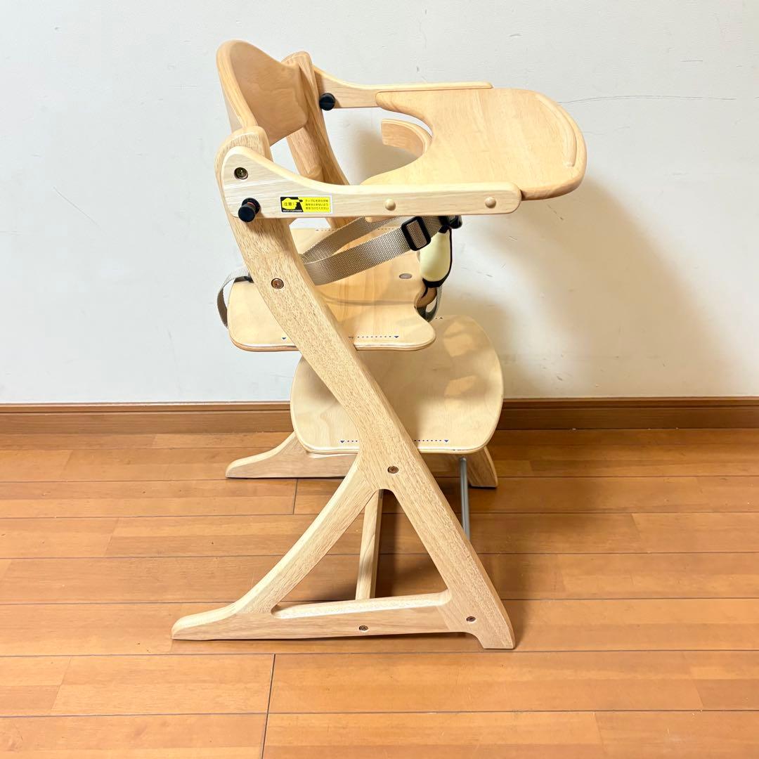 【美品・別売りベルト付属】大和屋 すくすくチェアスリムプラス テーブル•ガード付