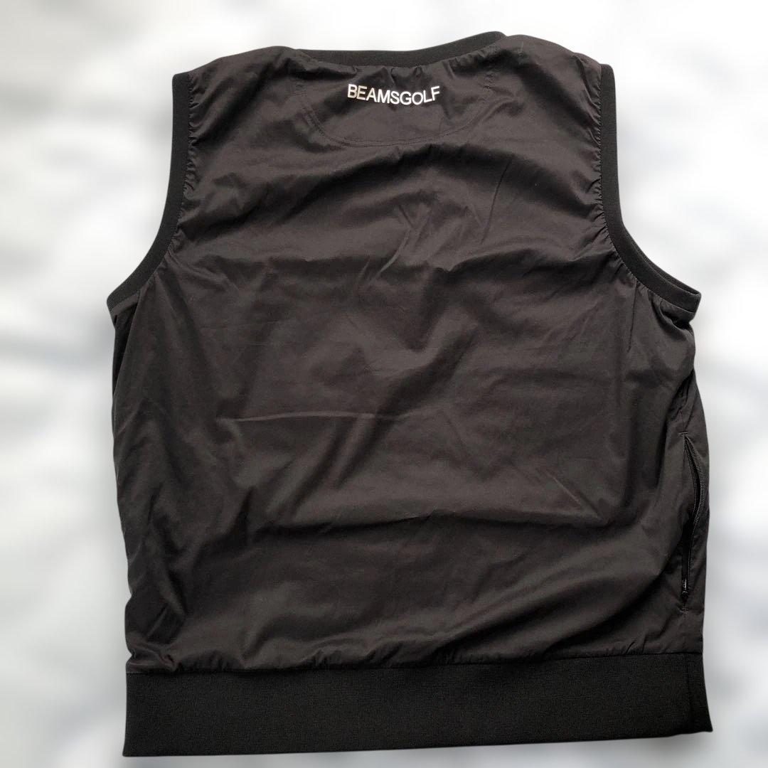 BeamsGolf 黒 ナイロン ベスト
