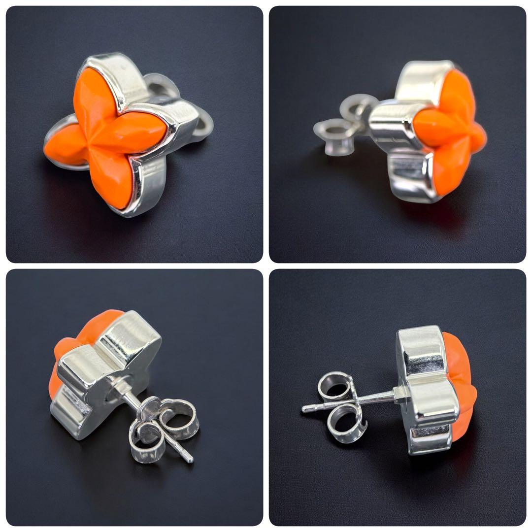 【美品】ヴィトン　モノグラム　フラワー　ピアス　M01859