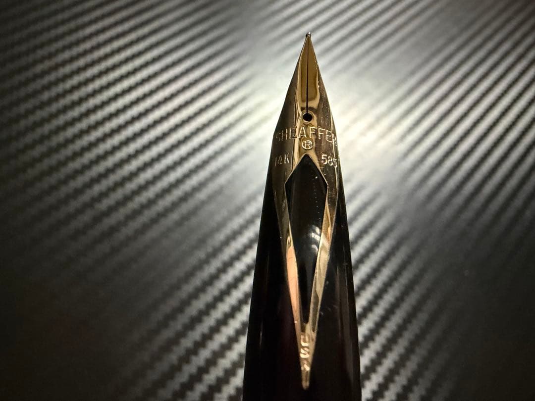 極美品 シェーファー インペリアル ゴールド 万年筆 EF 極細字