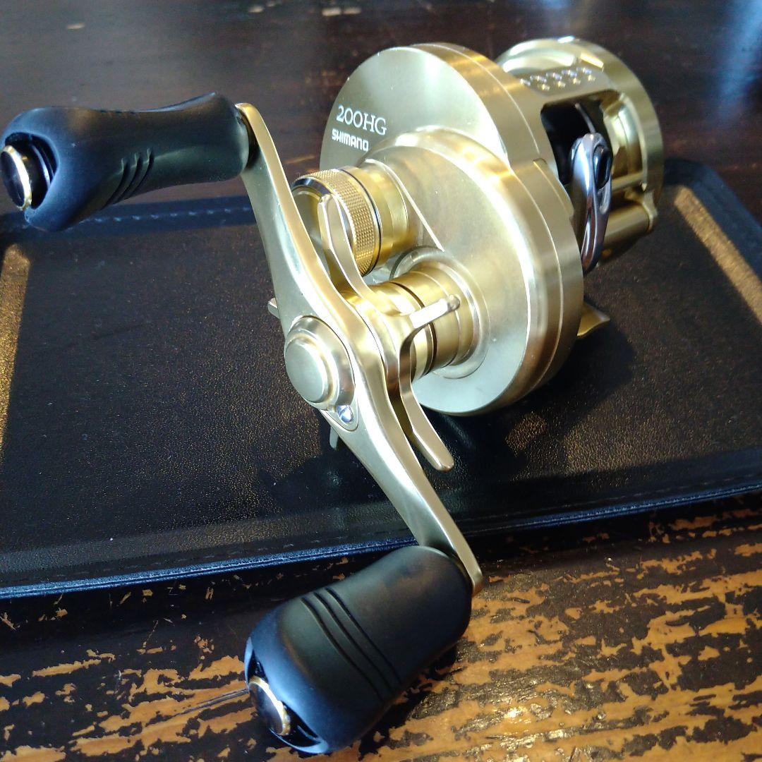 最終値下げ シマノ15カルカッタコンクエスト200HG ギア新品