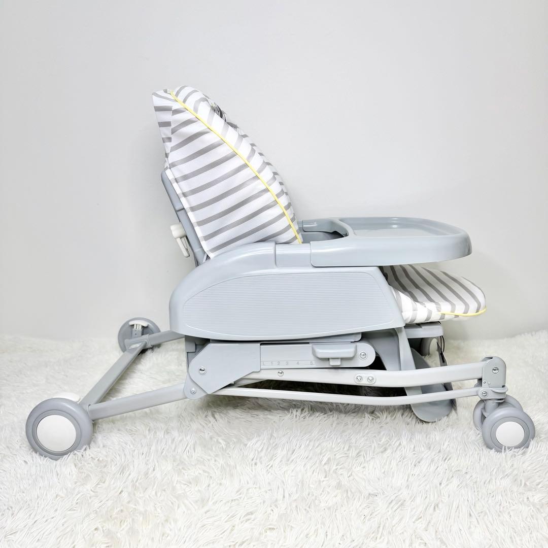 美品 Aprica ユラリズム ハイローチェア エレファントラブ 手動