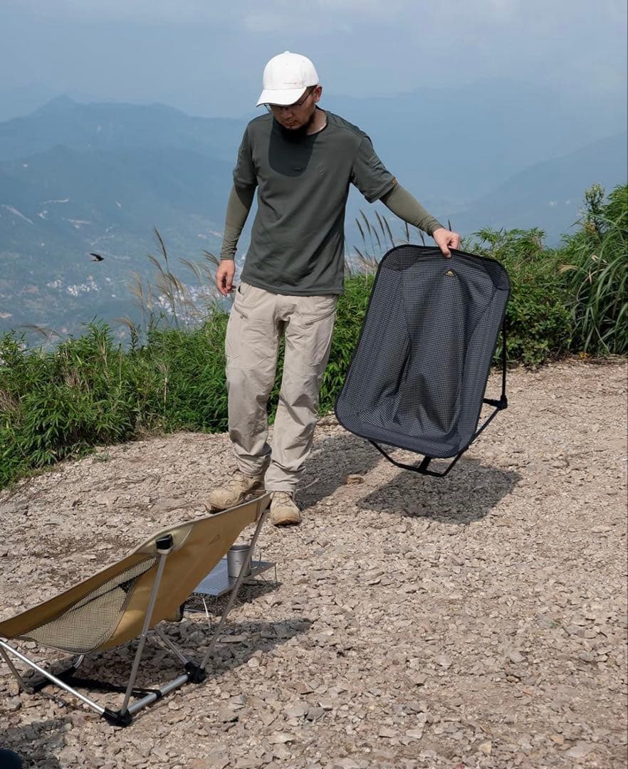 新品2個セット‼️iClimb✨ローチェア　超軽量 収納バッグ　耐荷重120kg