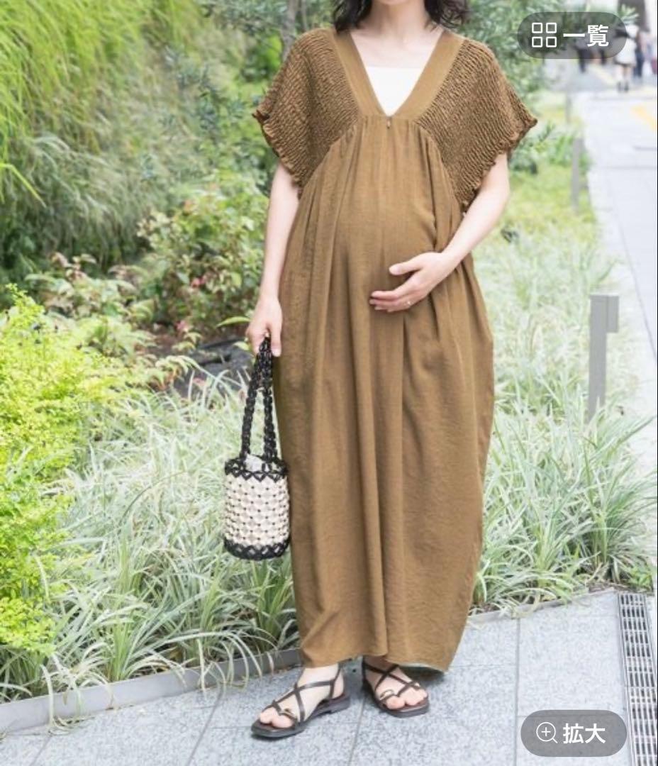 LEPSIM シャーリングVワンピース