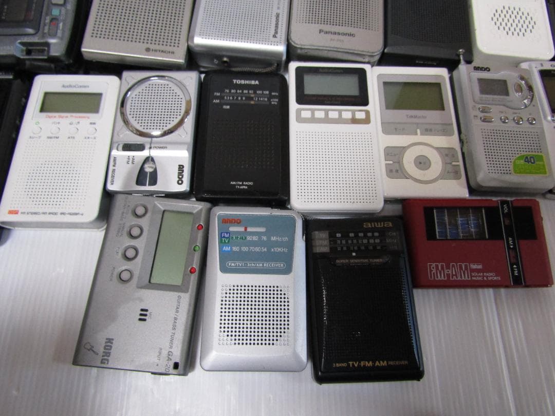 T0576 ポータブルカセットプレーヤー (42セット)ジャンク