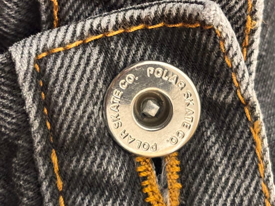 パンツ polar 93DENIM-BLK 34/32