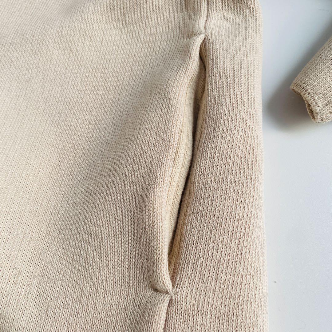 ドゥーズィエムクラス Twins cottonショートガウン コットン ベージュ