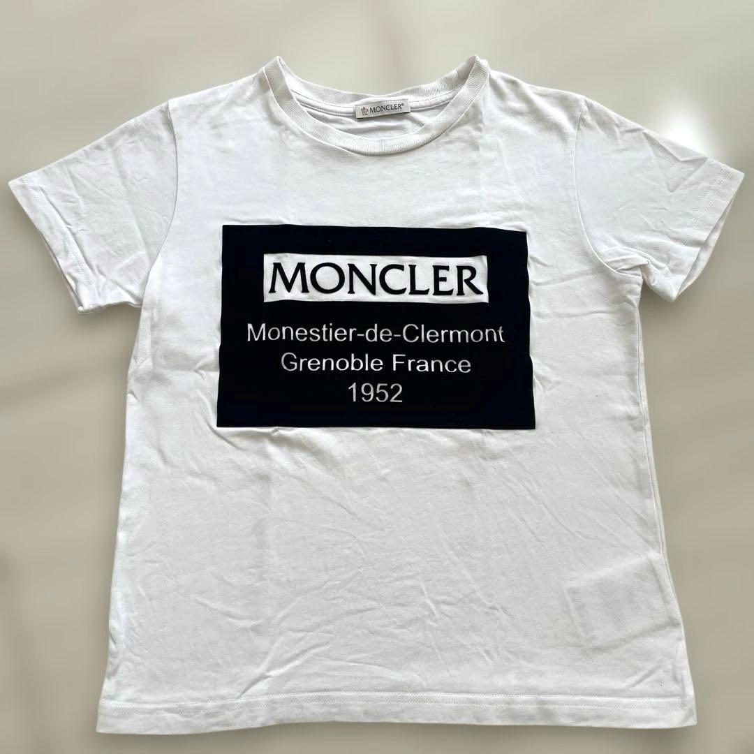 2枚セットMONCLER ロゴ Tシャツ ホワイト10A