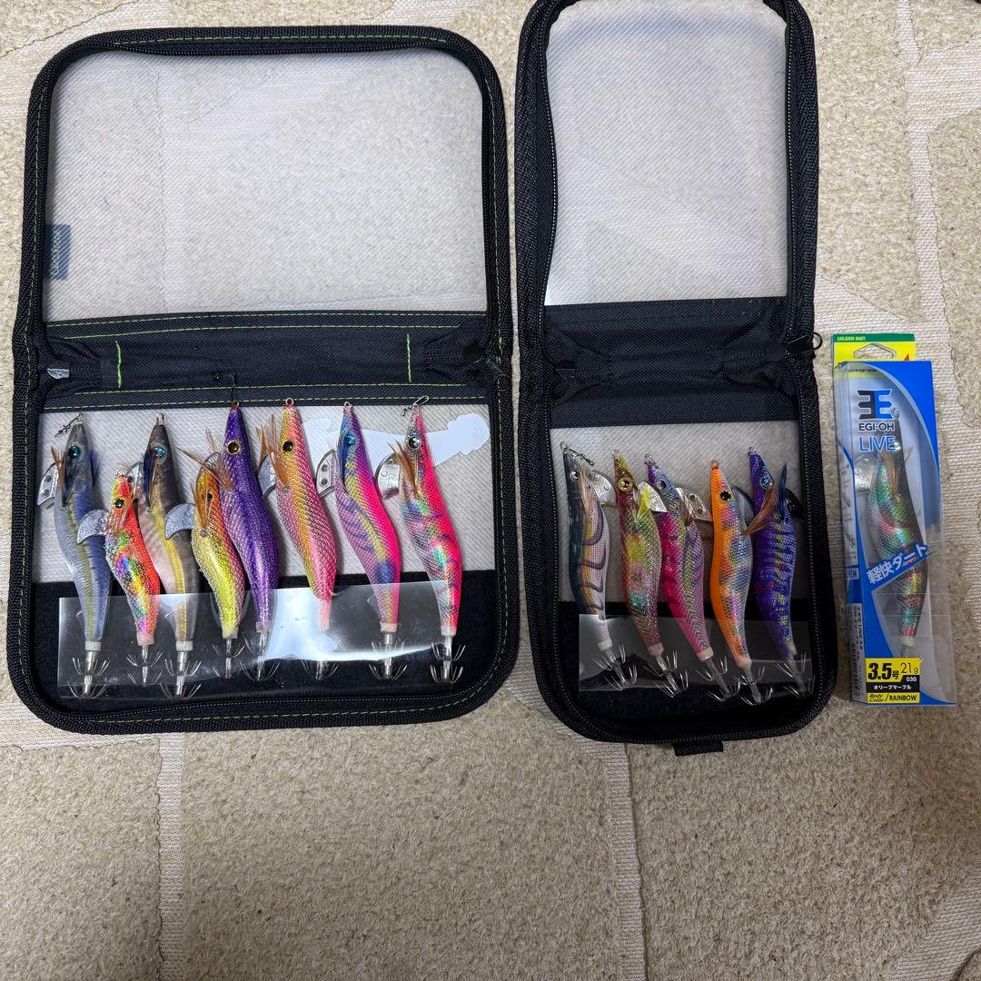 エギ　14本セット　（エギ王7本、フラッシュブースト1本）